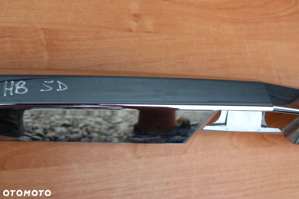 LISTWA BLENDA CHROM KLAPY TYŁ OPEL ASTRA H HATCHBACK 5 DRZWI WSZYSTKIE UCHWYTY - 5