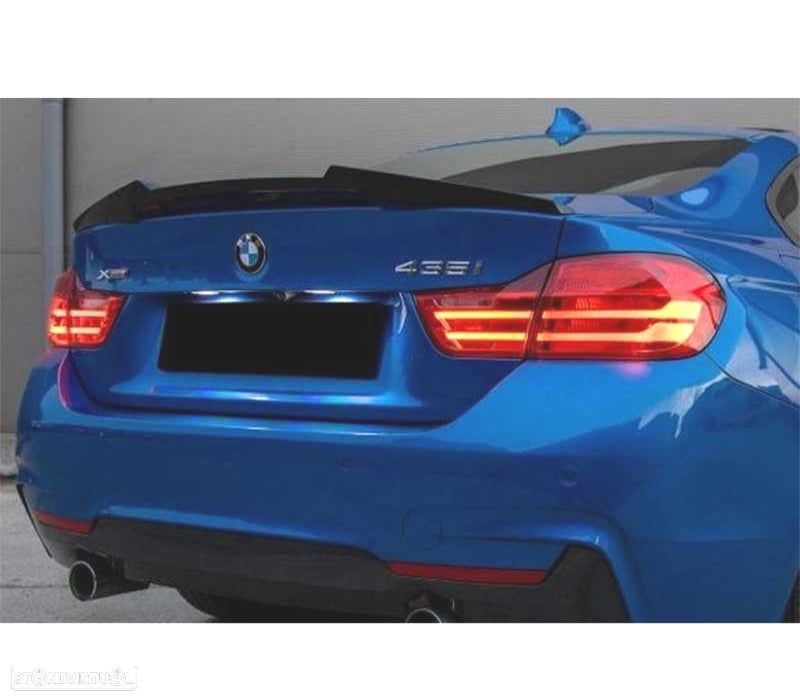 AILERON SPOILER BMW F32 LOOK M4 CSL PRETO MATE - 2