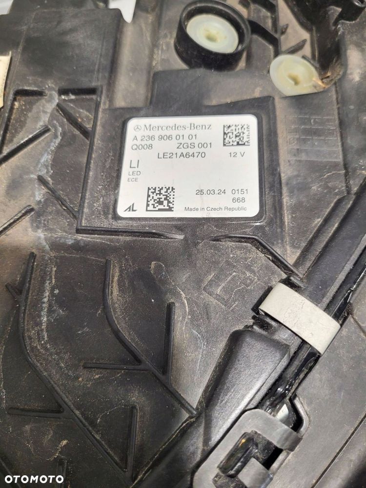 mercedes-benz cle w236 digital komplet lamp przednich a2369060101 - 12