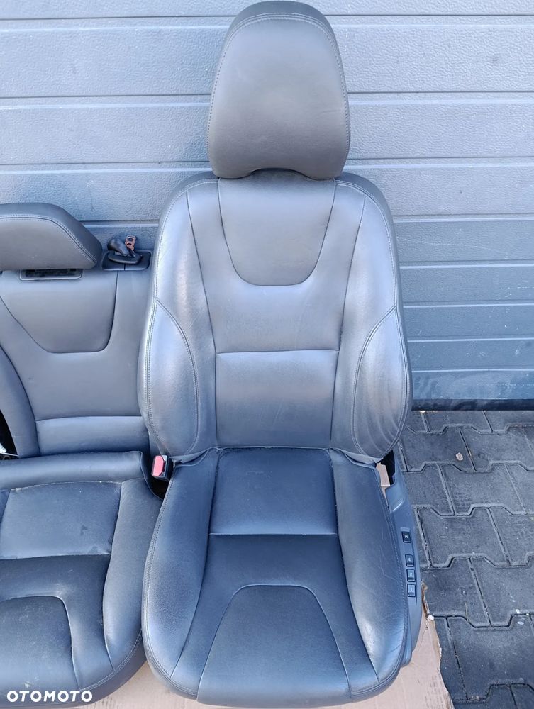VOLVO V60 FOTELE SIEDZENIA KANAPA KOMPLET GRZANE SKÓRA - 4