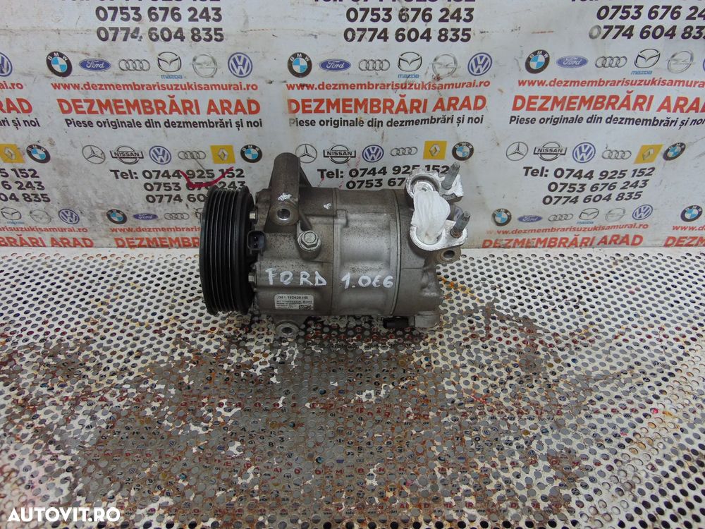 Compresor clima Ford 1.0 Puma Fiesta Focus 4 cod jx6119d629hb 1.5 ztda m0jb - 1