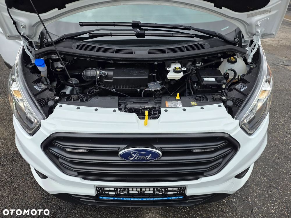 Ford Custom klima led hak ele fotele/szyba/lusterka tempomat kamera przebieg77936km rok2023 - 30