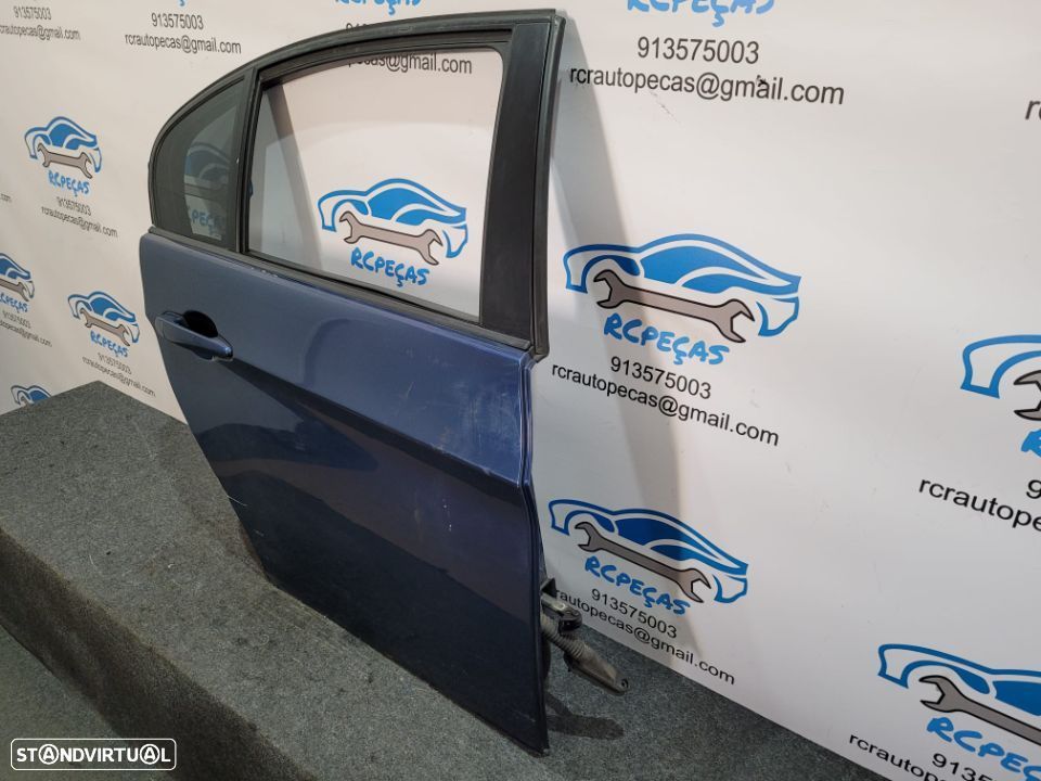 PORTA TRASEIRA TRÁS DIREITA BMW SERIE 3 E90 SEDAN CARRO FECHO ELEVADOR MOTOR PUXADOR VIDRO - 2