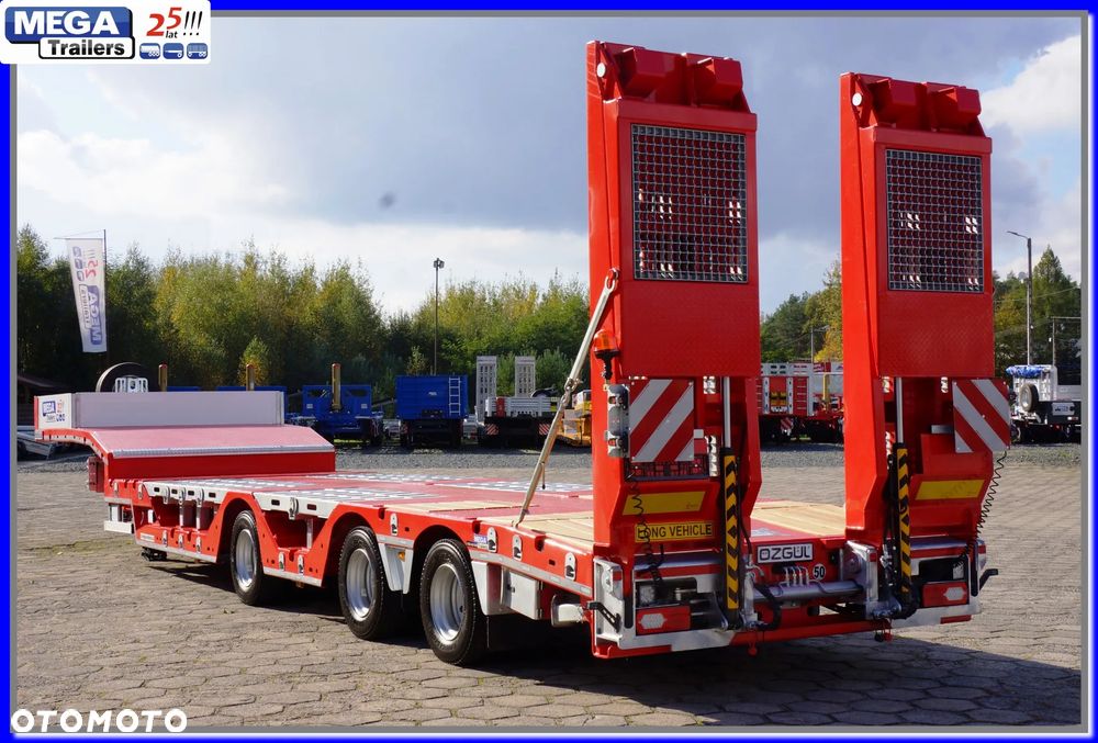 Mega Nisko-podłogowa 3 osie, 18,60 m dł., ZAGŁEBIENIA NA KOŁA pod maszyny leśne i budowlane !!! - 9
