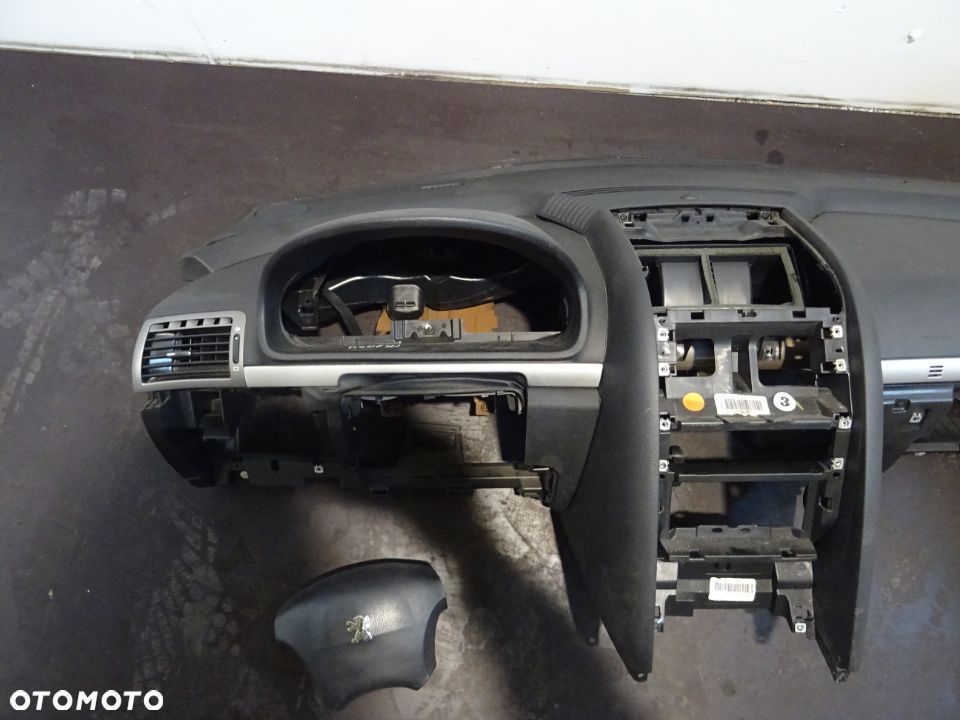PEUGEOT 407 SW KOMBI DESKA KONSOLA KOKPIT PODUSZKA KIEROWCY - 2