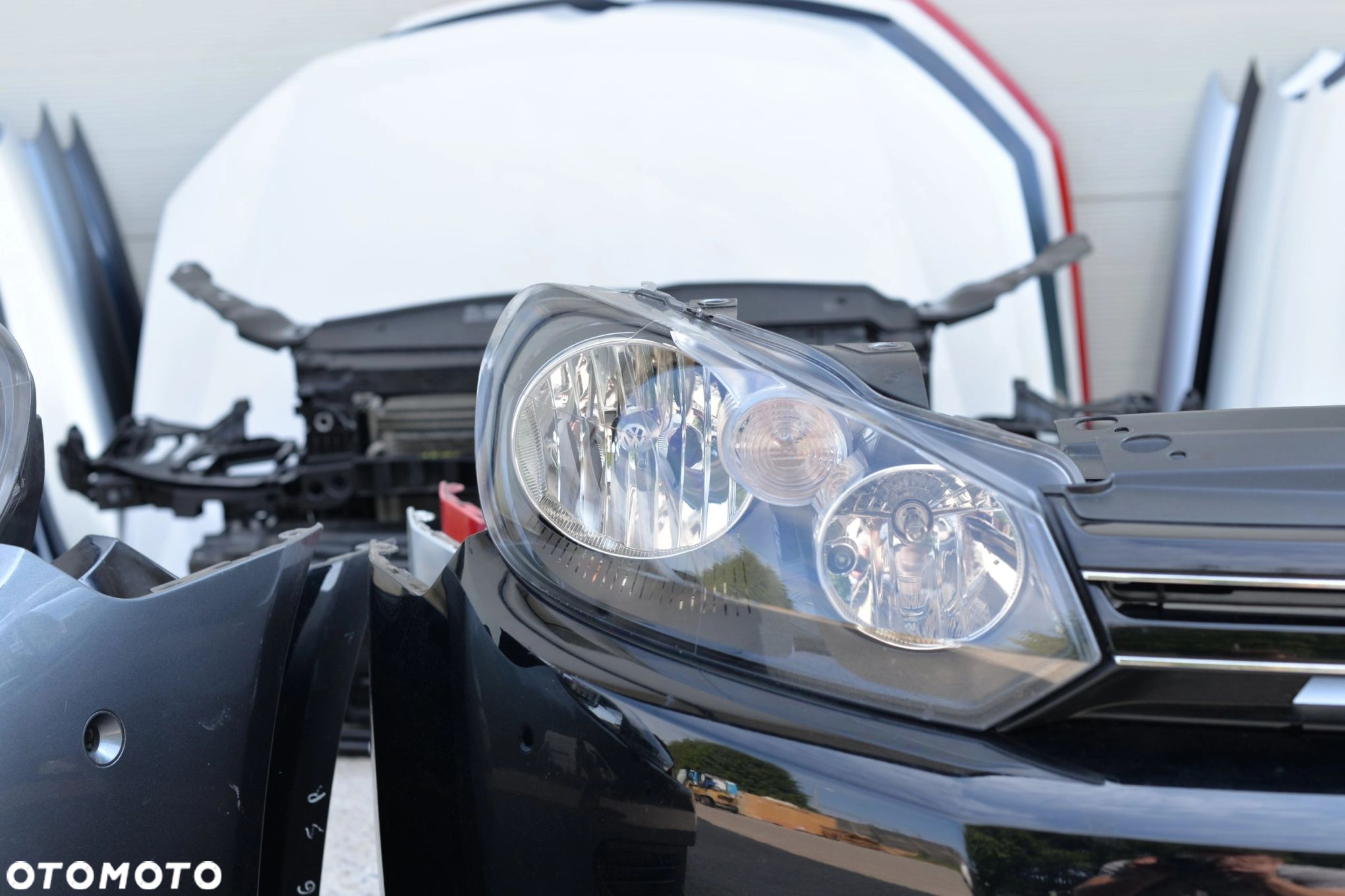 MASKA ZDERZAK GRILL BŁOTNIK PAS BELKA LAMPA VW GOLF 6 VI HATCHBACK KOMBI - 8