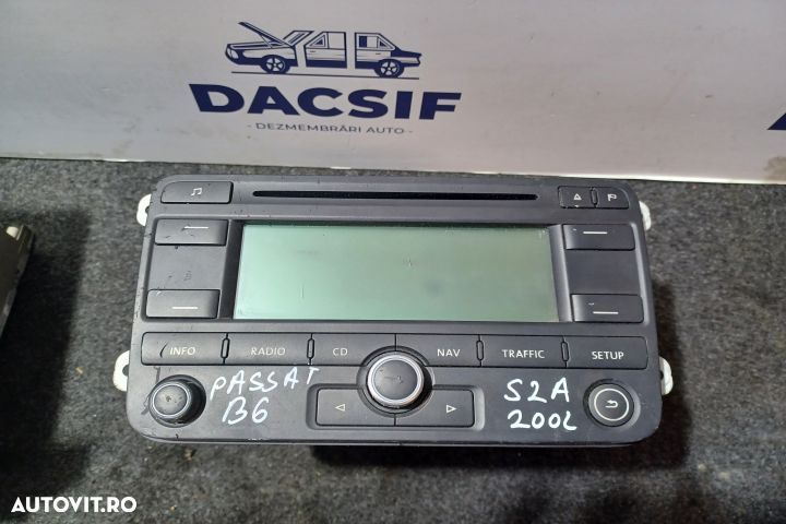 Radio cd 1K0035191C Volkswagen VW Passat B6 [2005 - 2010] Sedan 4-usi - 1