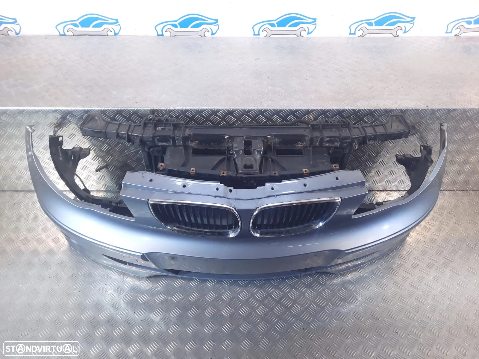 FRENTE COMPLETA BMW SERIE 1 E87 E81 PRELCI PRE-LCI CAPOT PARACHOQUES GUARDA-LAMAS OTICAS RADIADOR VENTILADOR FRENTE FIBRA REFORÇO - 5