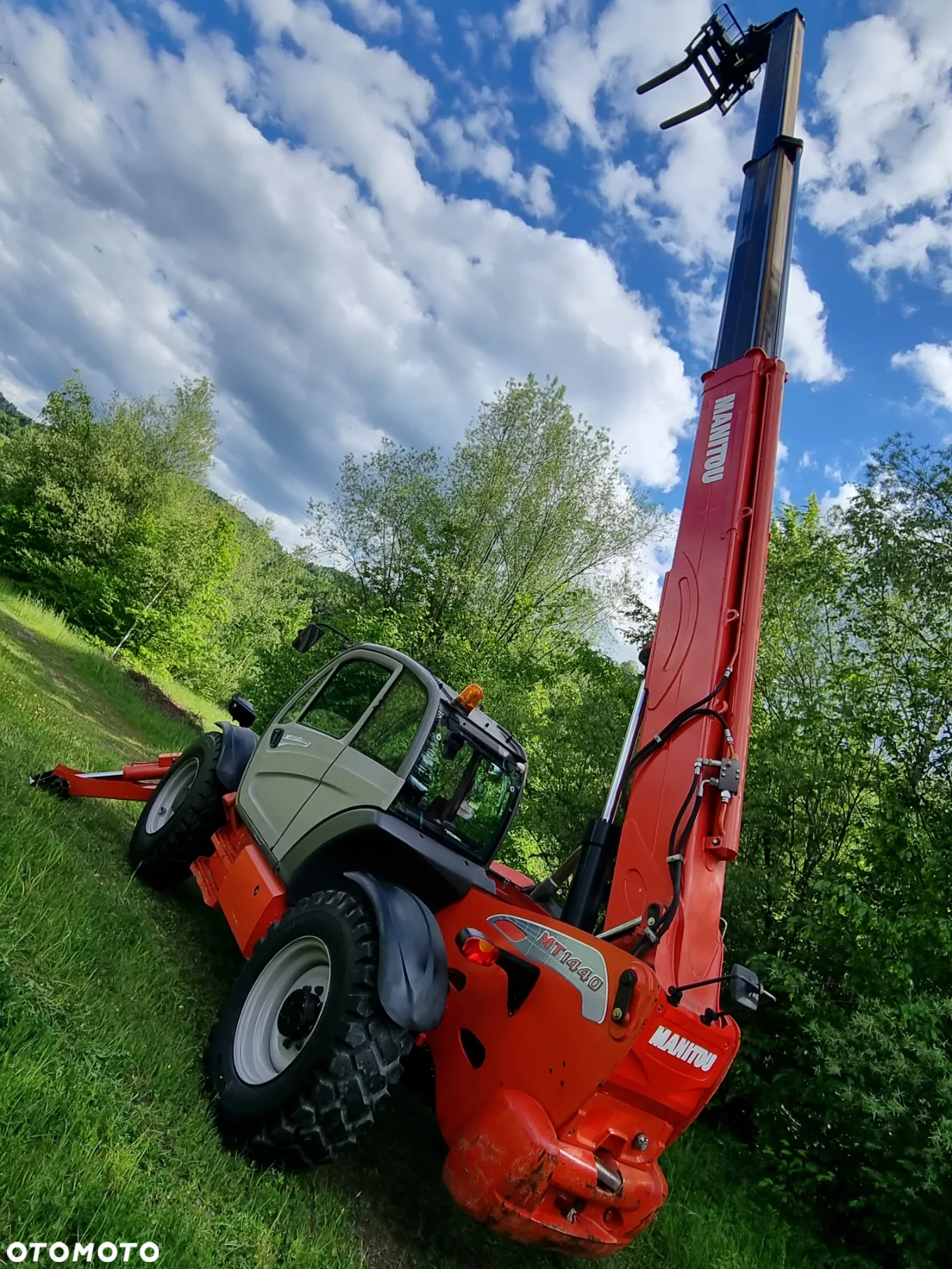 Manitou Ładowarka teleskopowa MT1440 JakNowa 2015r z Norwegii niski przebieg 3100 mtg Oryginał 14 metrów PERKINS SILNIK - 16