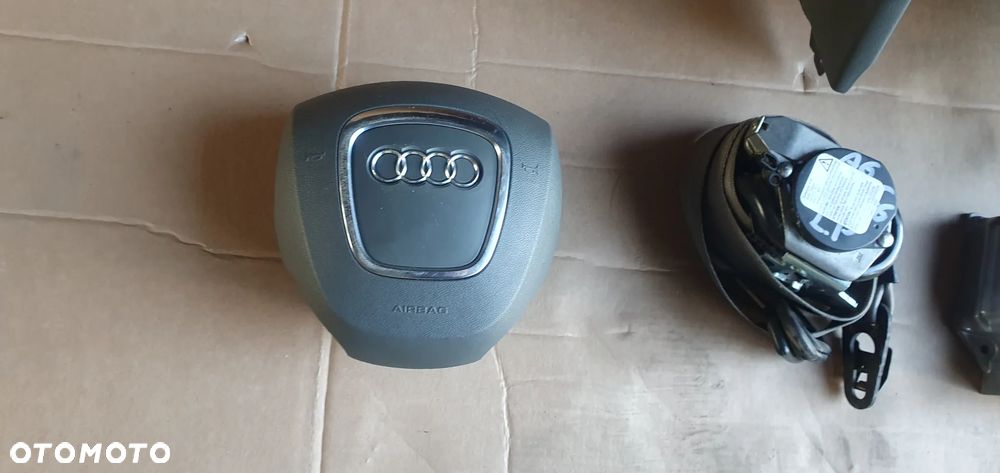 Konsola poduszki pasy AIRBAG  sensor zestaw naprawczy Audi A6 C6 Szara - 7