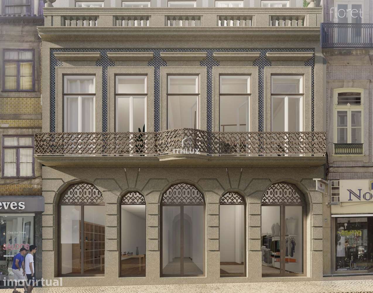 Apartamento T0 c/ mezanino  novo no coração da cidade do Porto na Zona - Grande imagem: 5/9
