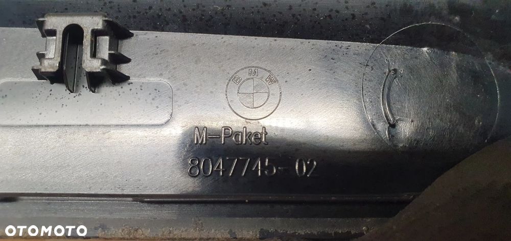 Listwa listwy nakładki progowe lewa prawa przód M-pakiet BMW X1 E84 7318567 - 11