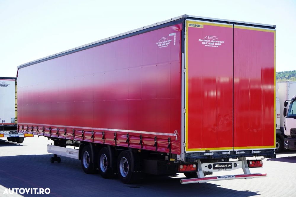 Wielton CORTINĂ WIELTON / MEGA / SISTEM BDE - STALPINI CULISANTI / AXE SAF / ACOPERIȘ ARMAT - 6