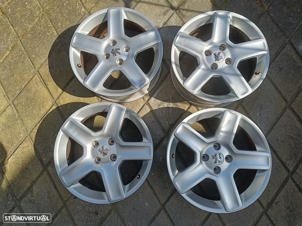 4 jantes 17 Peugeot furação 4x108 - 8