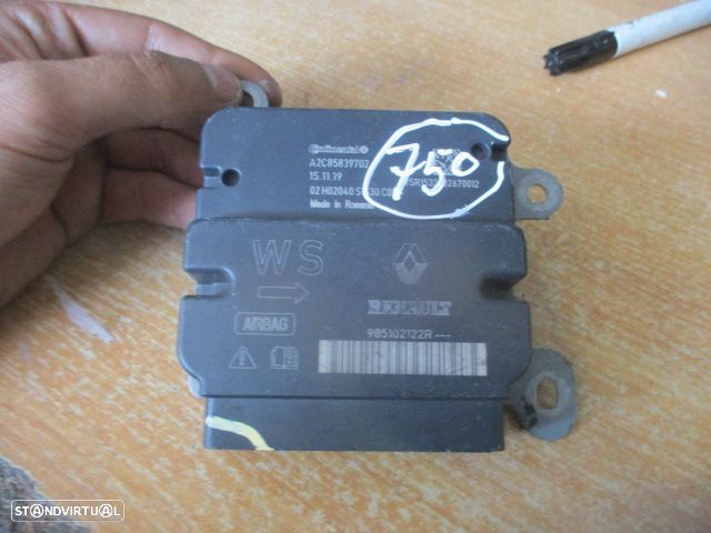 Modulo Airbag 985102122R A2C85839702 DACIA SANDERO 2016 0P DACIA LOGAN 2 MCV FASE 1 2013 1.2I 75CV 5P BRANCA DACIA SANDERO 2 FASE 2 2017 0.9I 90CV 5P LARANJA - 5