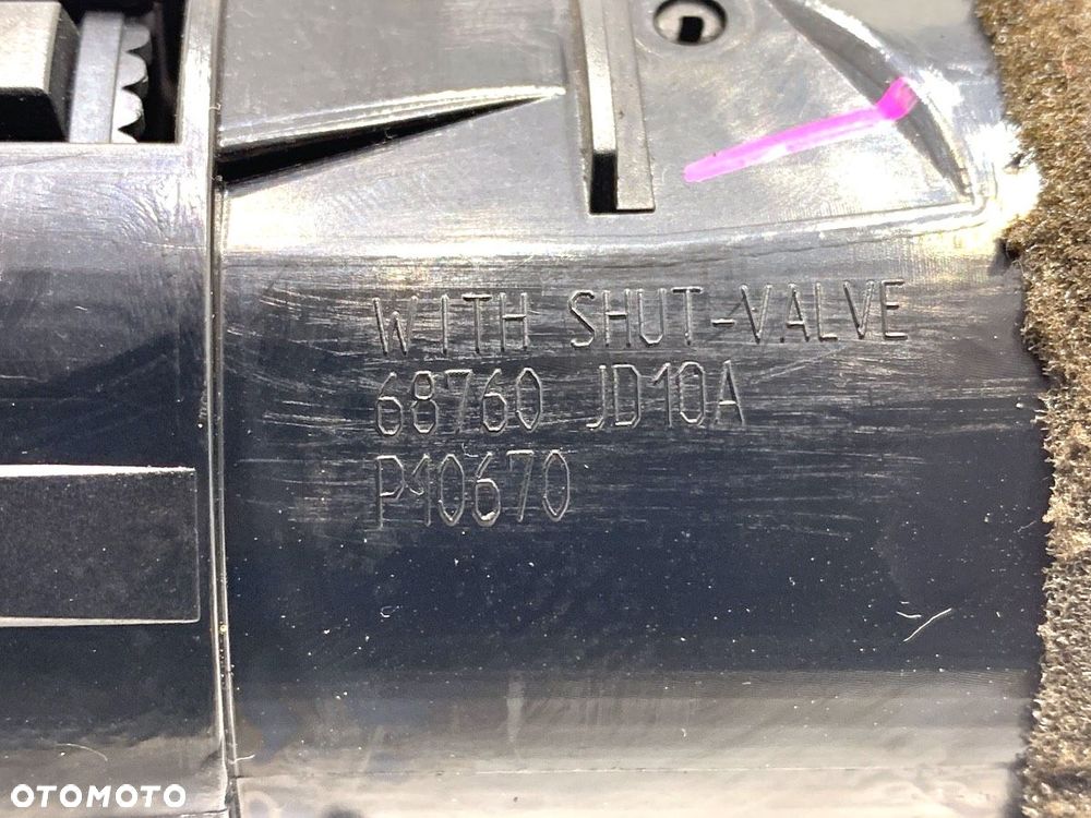 KRATKA NAWIEWU PRZÓD  NISSAN QASHQAI / QASHQAI +2 I (J10, NJ10, JJ10E) 2006 - 2014 1.5 dCi 78 kW - 4