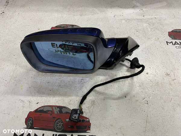 Lusterko lewe el skladane bmw e46 coupe cabrio mysticblau 11 pin