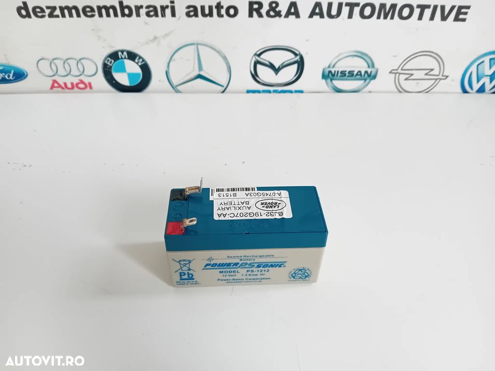 Baterie Auxiliara Range Rover Evoque L538 An 2011-2018 Cod BJ32-19G207C-AA - 3