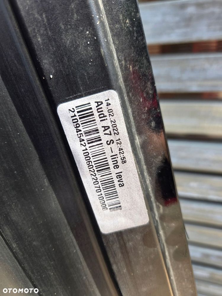 AUDI A7 S7 C8 4K LY9T S-LINE NAKŁADKA PROGOWA LEWA PRÓG LEWY 4K8853855A - 4