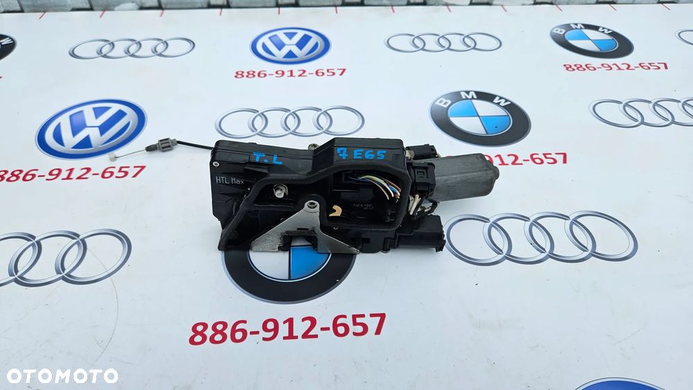 BMW 7 E65 E66 LIFT LCI Zamek kompletny tylny lewy Zamek drzwi tył lewy 7169251 - 1