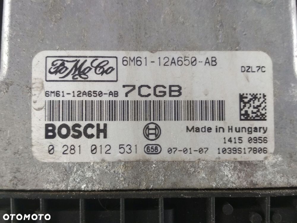 VOLVO V50, S40, C30 1,6D KOMPUTER 6M61-12A650-AB - 3