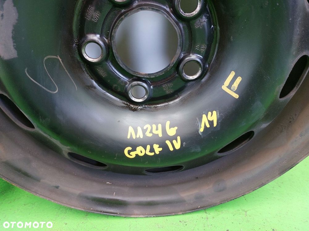Felgi stalowe VW Golf IV LEON I TOLEDO II OCTAVIA I BORA ET 38 5X100 6J 14 - 9