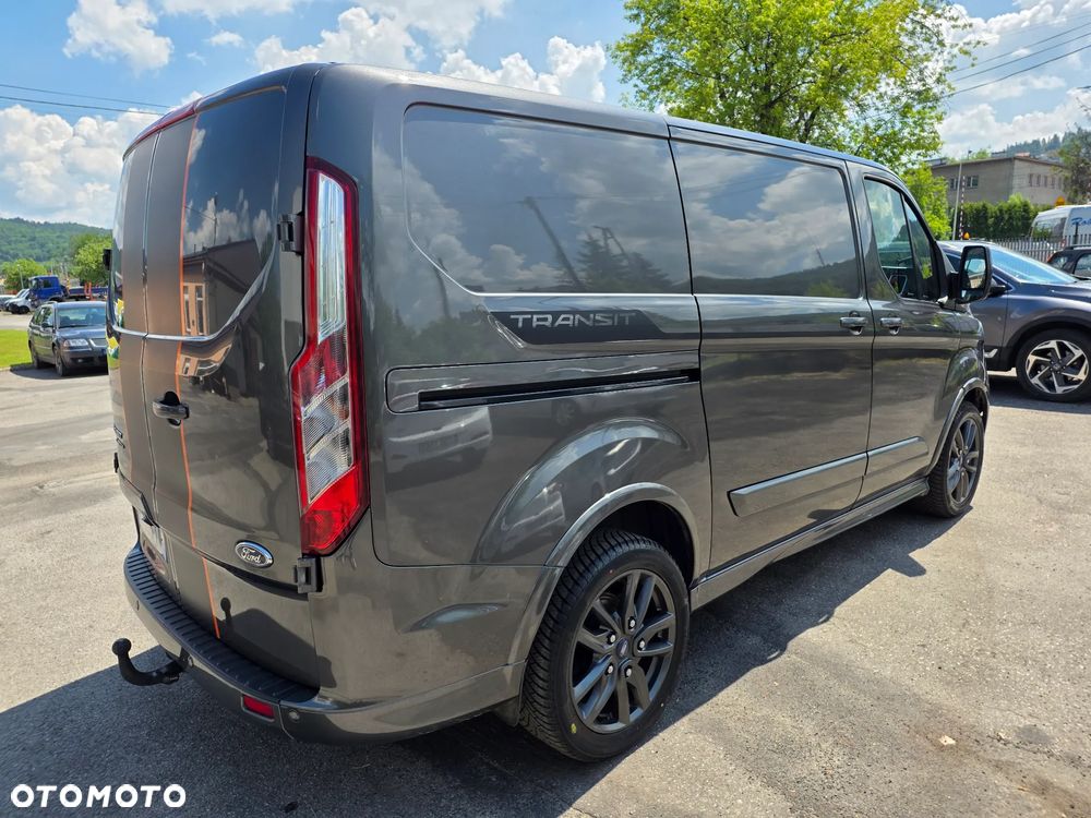 Ford CUSTOM SPORT 185PS Automat Skóra klima led hak ele fotele/szyba tempomat kamera - 17