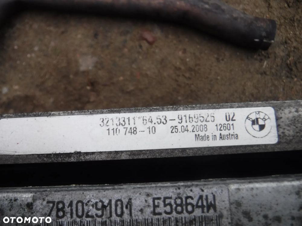 Bmw E92 E93 320 D N47  komplet chlodnic intercooler chlodnica 9169526 6339526 - 2