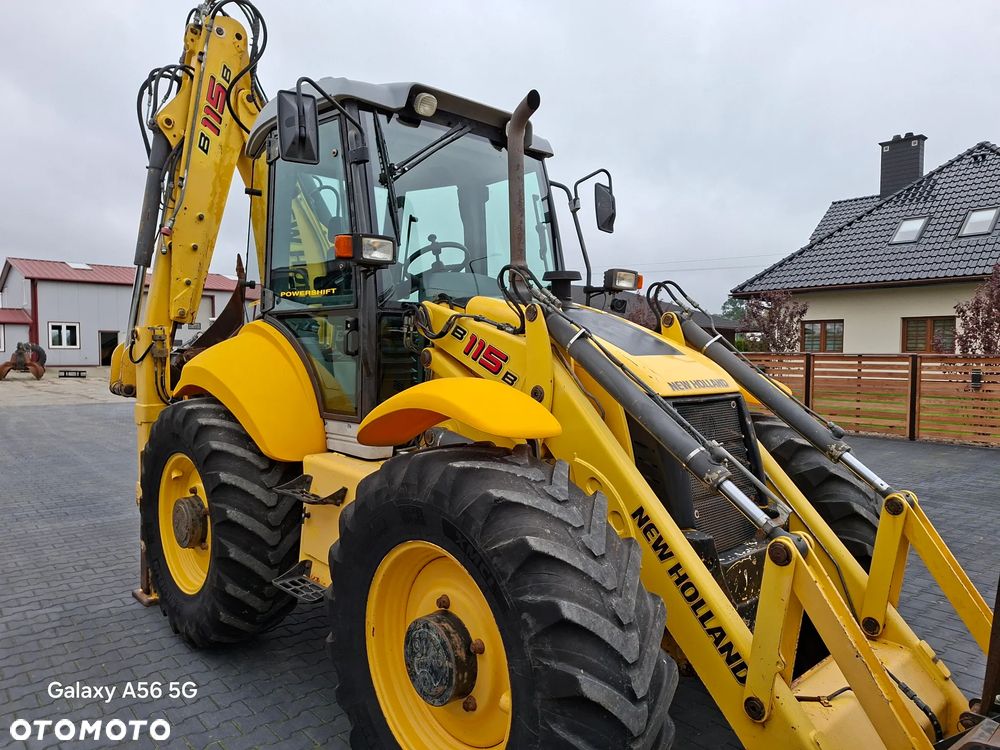 New Holland B115 B / Joystick / Koparko Ładowarka / - 8