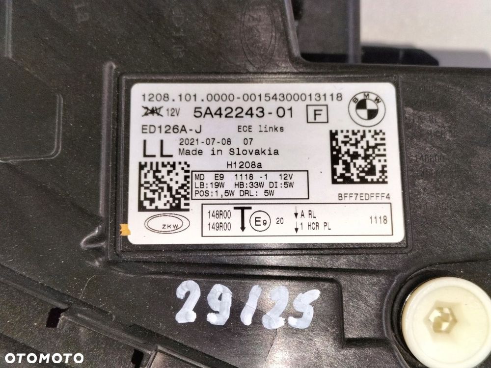 Lampa przednia lewa BMW 2 U06 ACTIVE TOURER 21- - 8