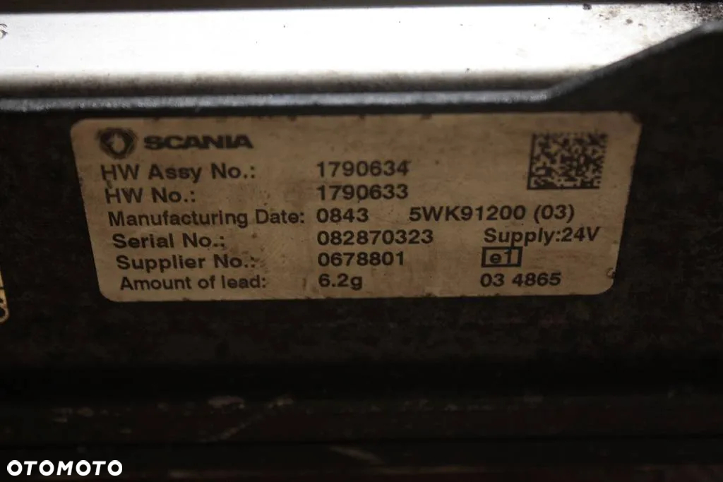 # SCANIA R 440 XPI DC1310 KOMPUTER STEROWNIK SILNIKA ECU 1790634 1790633 1849594 - 2