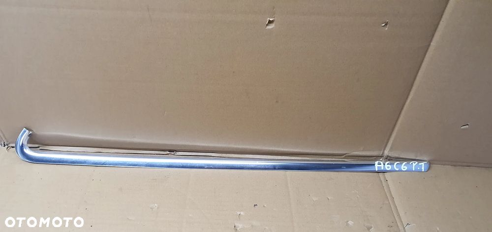 Listwa szyby błotnika prawy tył chrom Audi A6 C6 Kombi 4F9953346 - 4