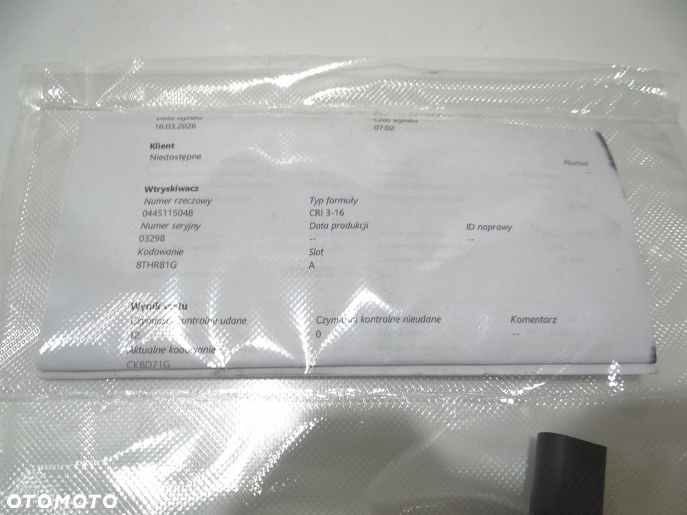 WTRYSKIWACZ BMW E60 E61 3.0 D 0445115048 - 4