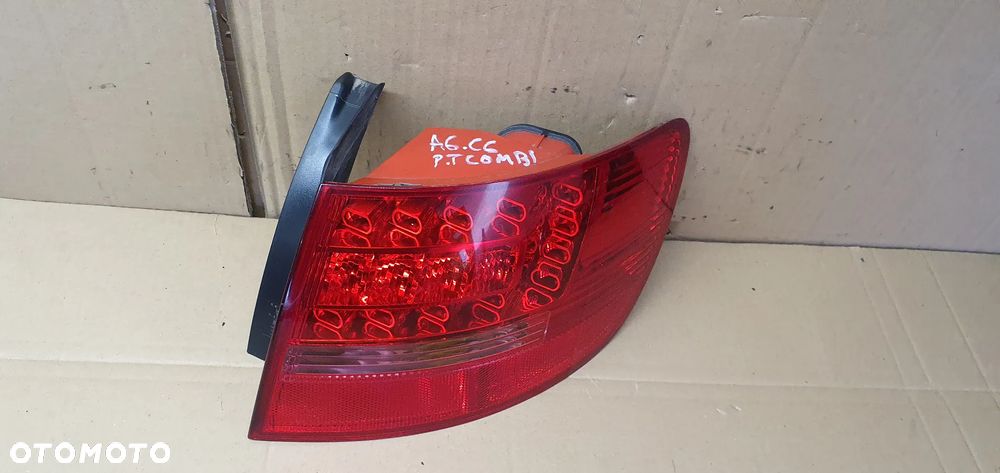 Lampa prawy tył tylna prawa w błotnik LED Audi A6 C6 Kombi 4F9945096H - 5