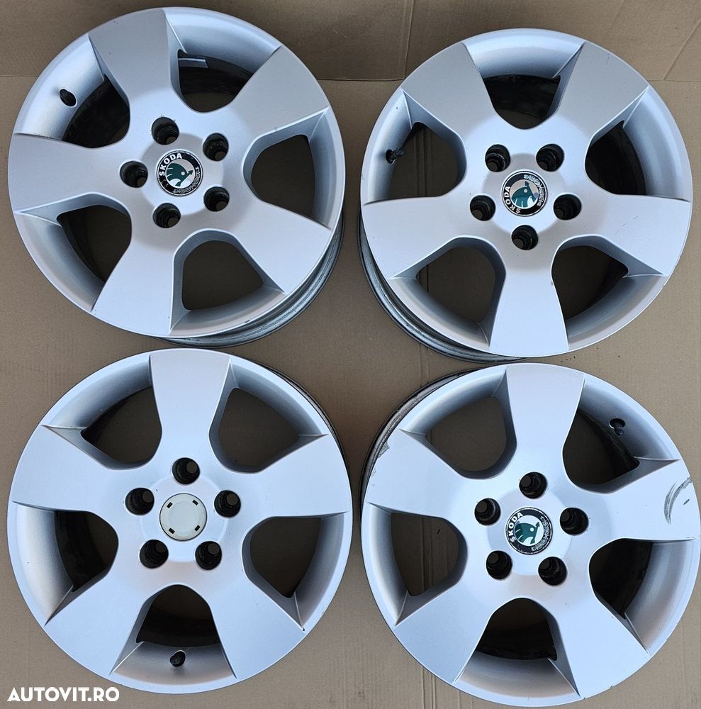 Jante Aliaj 15” 5x112-VwPassat/Golf5,SkodaOctavia,AudiA4/A3,SeatAltea - 1