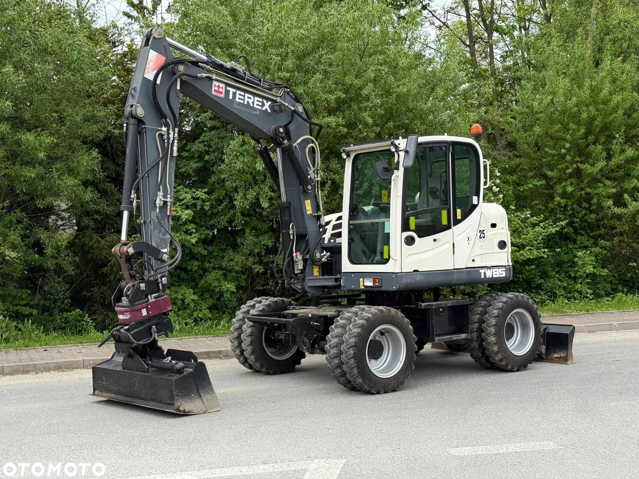 Terex * Koparka Kołowa TEREX TW 85 * Sprowadzona * Rototilt * - 1