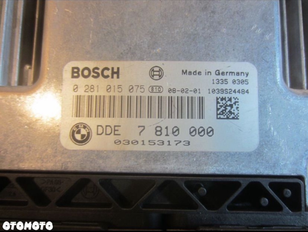 dde 7810000 sterownik komputer silnika bmw e90 e91 e92 e87 - 2