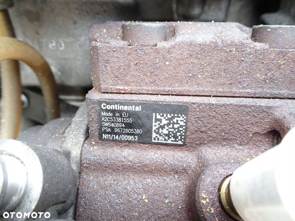 silnik + pompa citroen c4 picasso ii peugeot 1.6 e-hdi 9h05 - 11