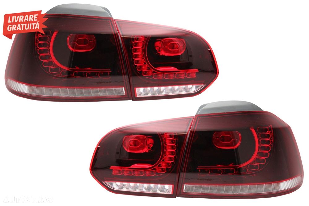 Stopuri Full LED VW Golf 6 VI (2008-2013) GTI R20 Design- livrare gratuita - 3