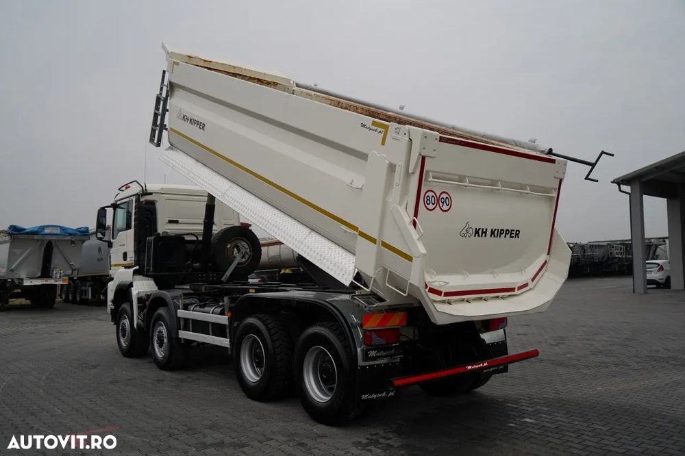 MAN TGS 41.460 / 8X8 / ​​​​BASCULĂ SPATE / KH KIPPER / MANUALĂ / NAVI / EURO 6 - 3