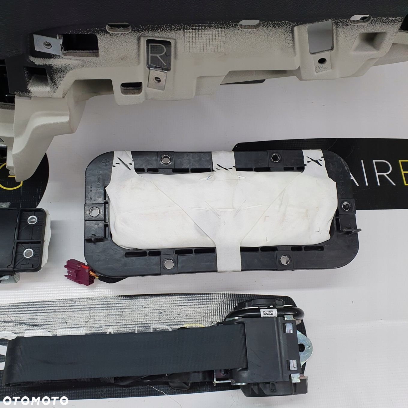VOLVO V90 DESKA ROZDZIELCZA KONSOLA KOKPIT PULPIT PODUSZKI AIRBAG AIR BAG PASY KIT SET - 8