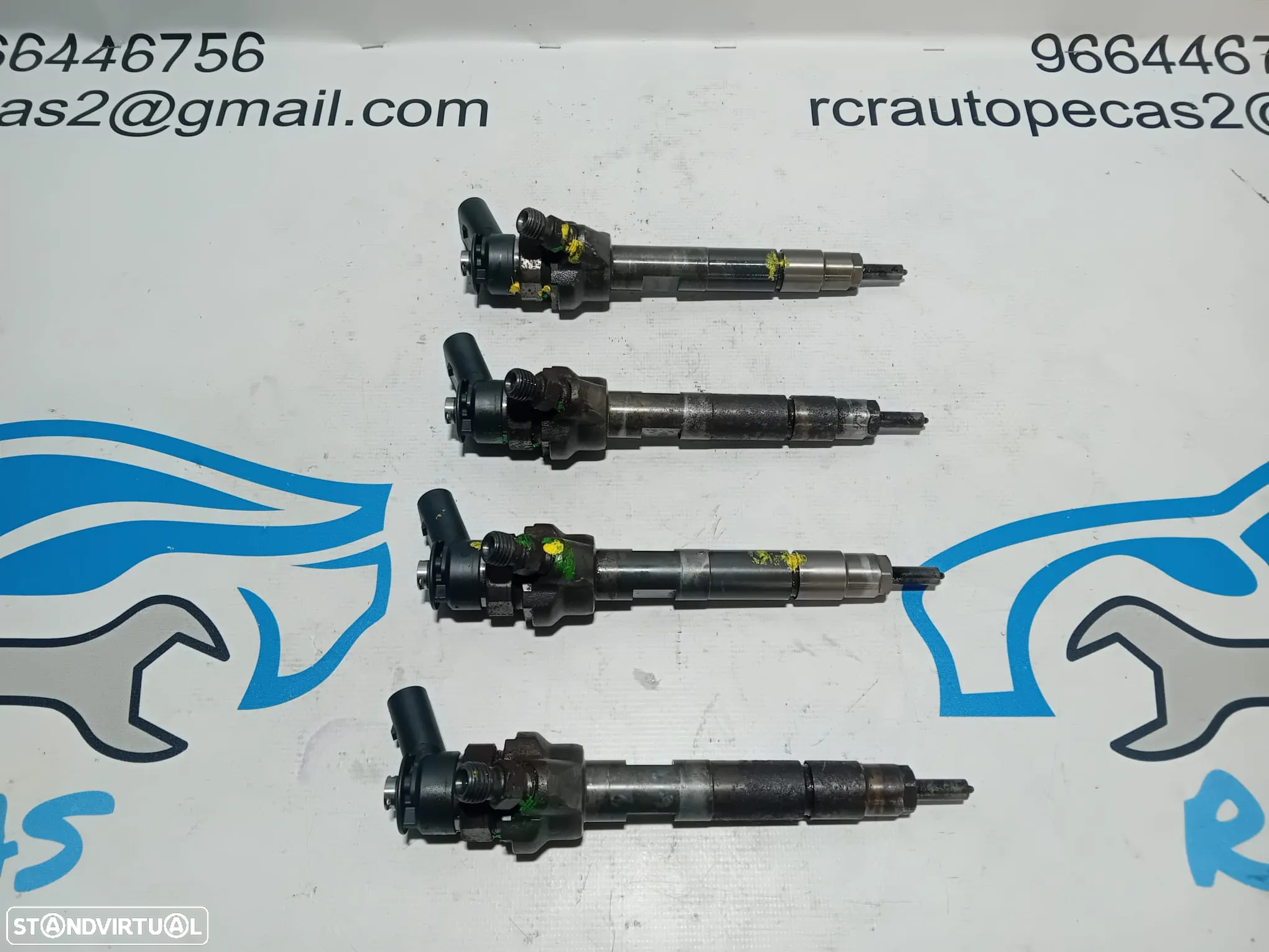 Conjunto 4 Injetores Bosch BMW N47D20 N47 16D 18D 7798446 0445110289 - 3