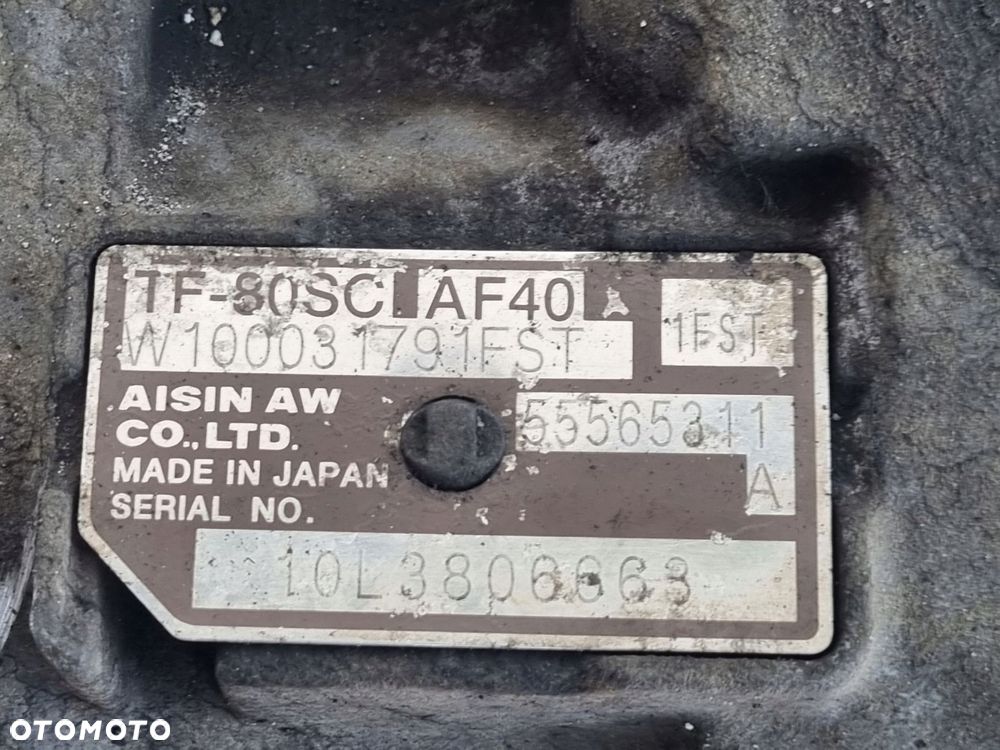 Opel Astra IV J 2.0 CDTI _ TF-80SC 55565311A - 2