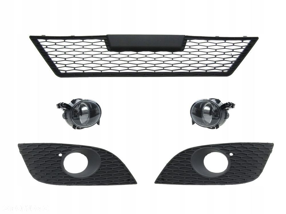 Seat Leon 09 - 12 Kratka / Kratki / atrapy + Halogeny Zestaw ! - 1