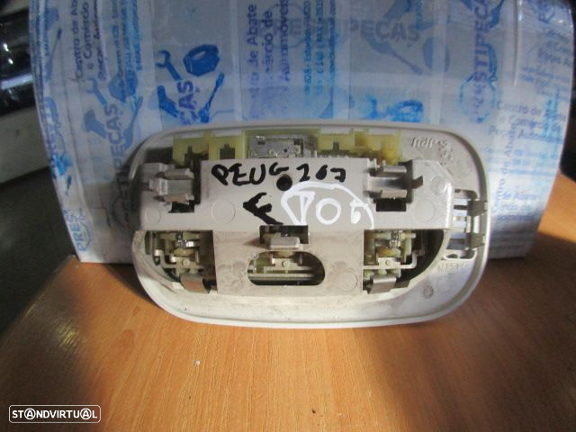 Luz De Teto Plafonier 965377617700 PEUGEOT 207 2009 PEUGEOT 207 SW 2010 1.6HDI 90CV 5P CINZA - 2