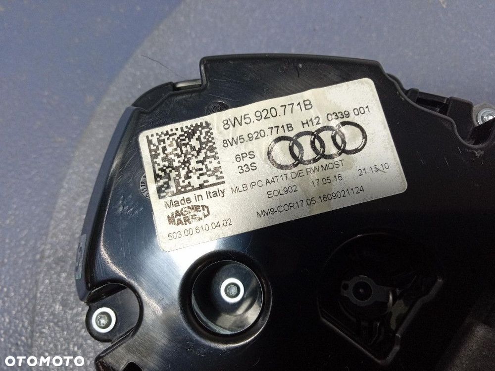 AUDI A4 B9 8W 2.0 TDI LICZNIK ZEGARY EUROPA 8W5920771B - 5