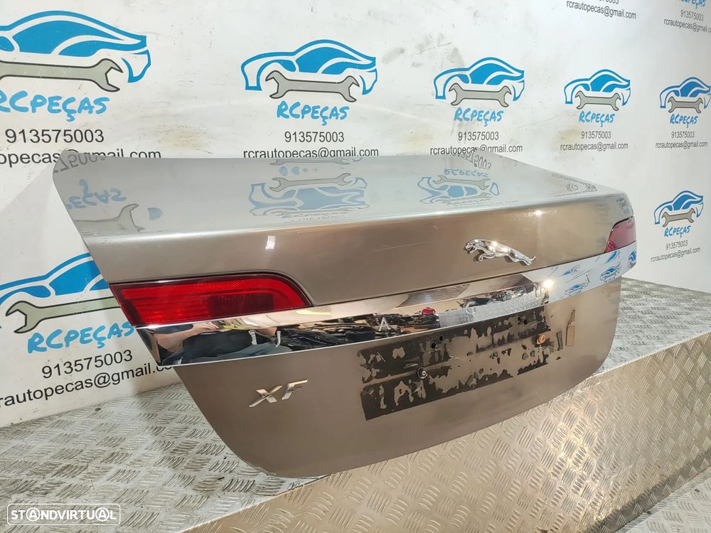 Porta Tampa Mala Jaguar XF 1 I X250 Farolins Fecho Puxador - 2
