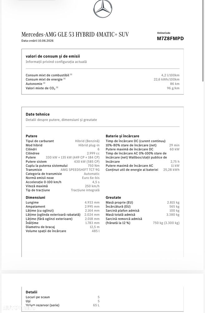 Mercedes-Benz GLE 580 4MATIC MHEV - 4