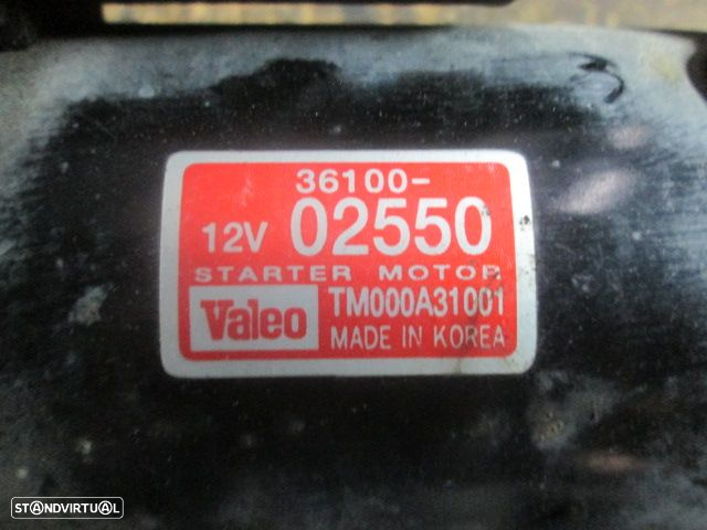 Motor De Arranque 36100 02550 HYUNDAI ATOS 2002 1.0 I - 3