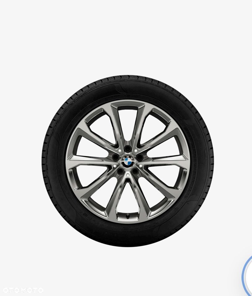 20-CALOWE OBRĘCZE KÓŁ BMW V SPOKE 750 REFLEX SILVER, ZESTAW KÓŁ ZIMOWYCH - 1